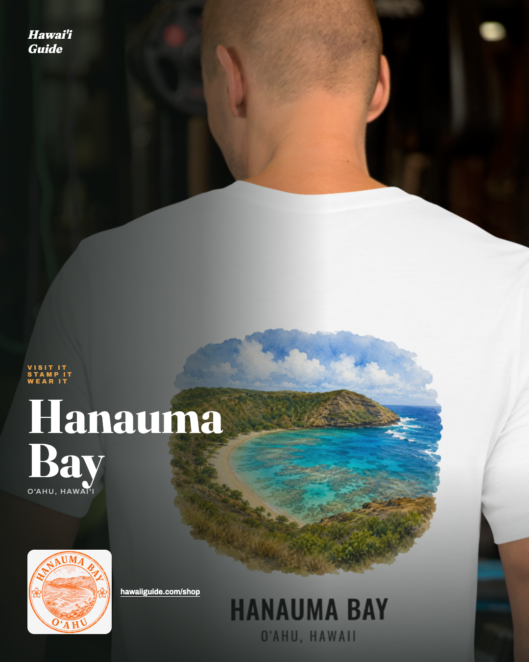 Hanauma Bay Oʻahu landmark T-shirt