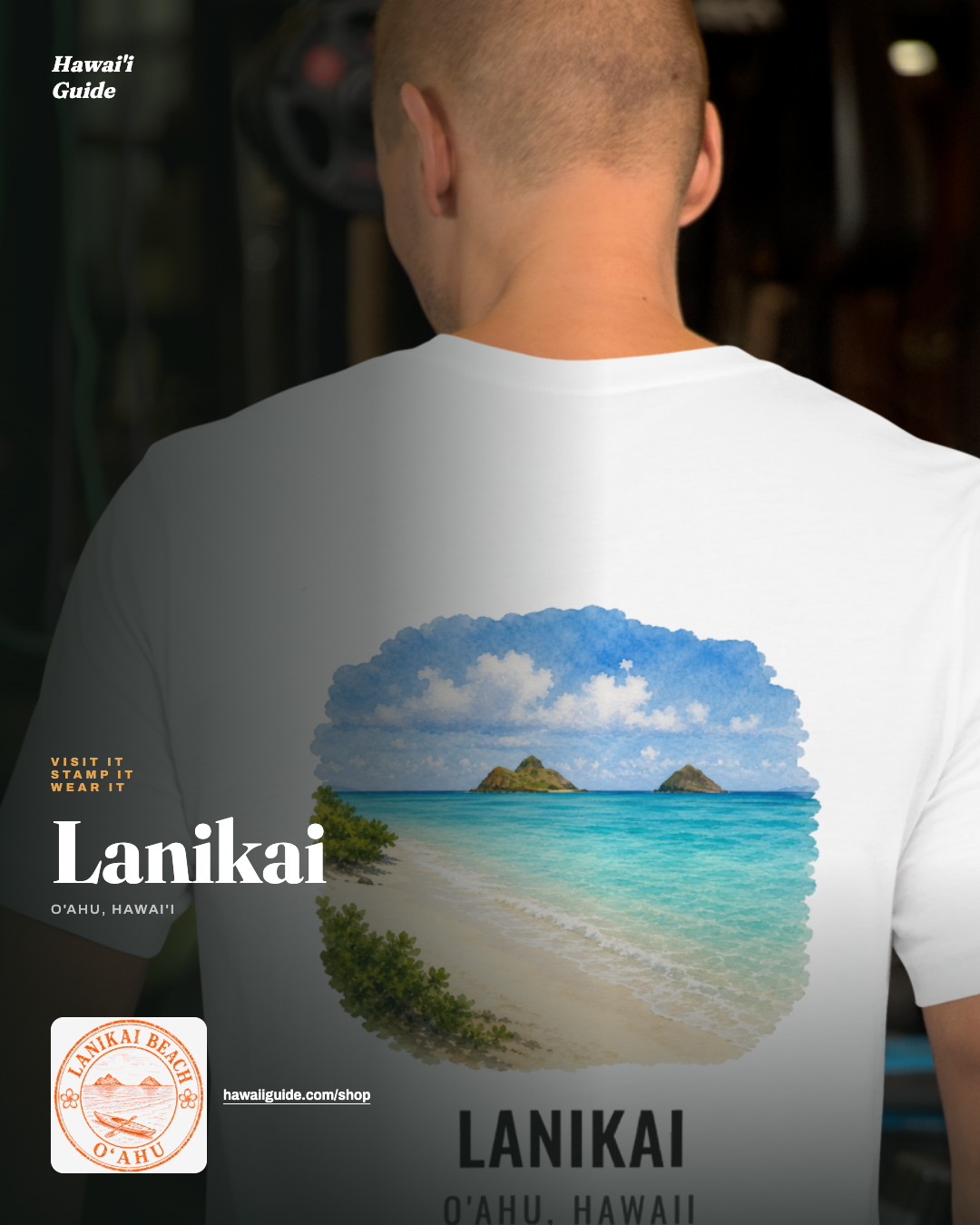 Lanikai Oʻahu landmark T-shirt