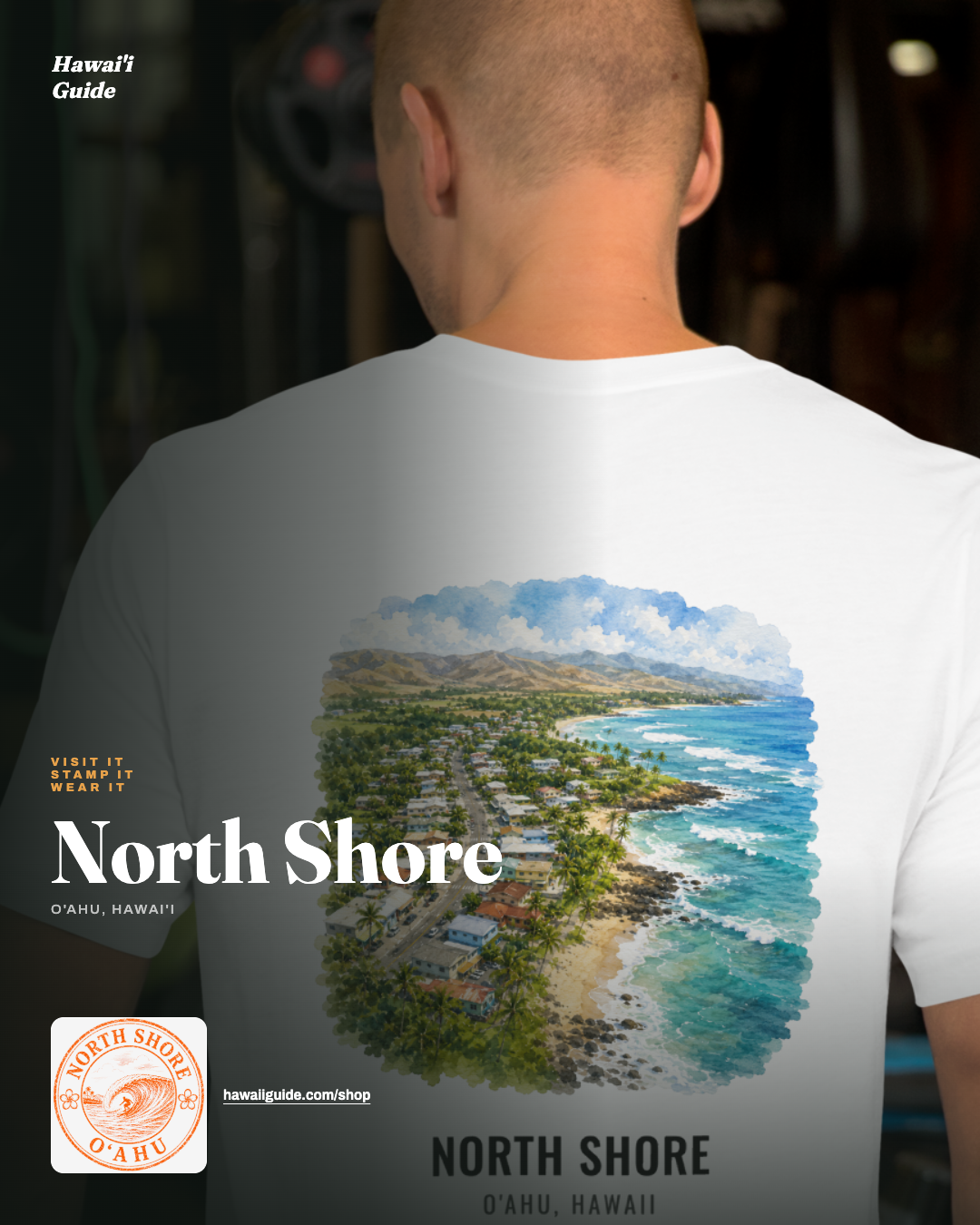 North Shore Oʻahu landmark T-shirt