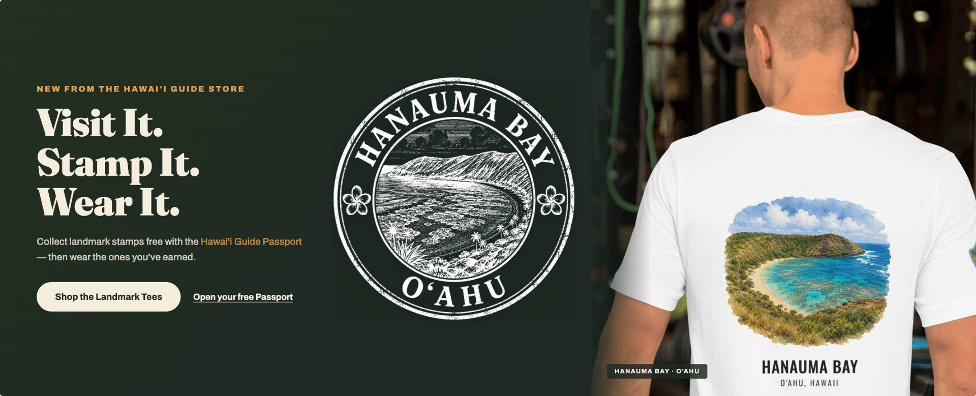 Visit Hanauma Bay, collect its Hawaiʻi Passport stamp, and wear the landmark T-shirt